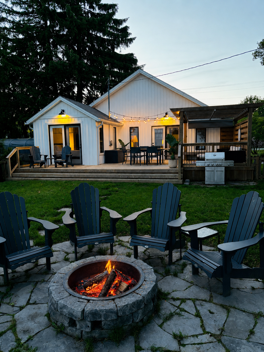 Firepit at Dusk